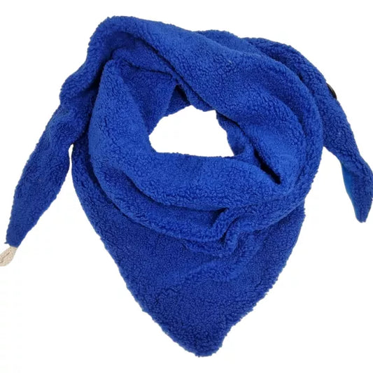 XXL Teddy-Dreiecksschal in versch. Farben