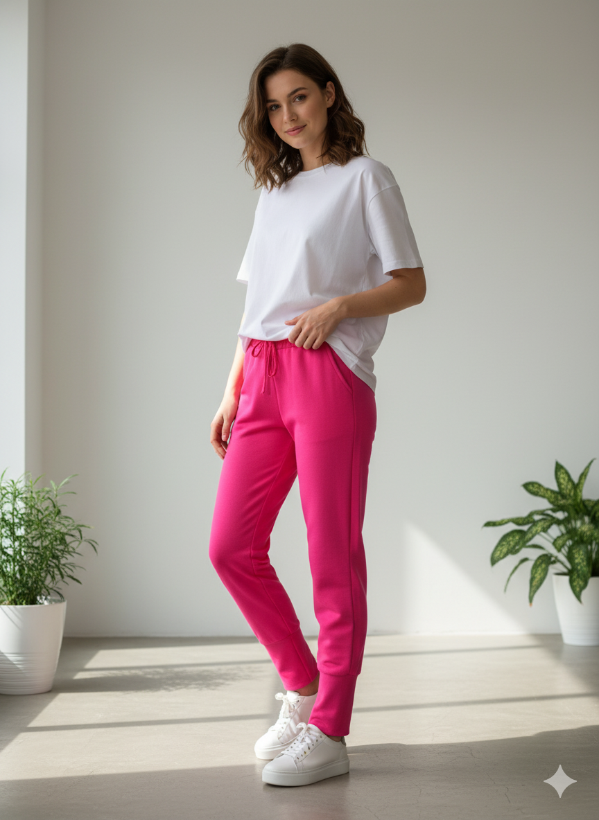 Damen Jogginghose mit Kordelzug und Eingrifftaschen ✨Gr. 42-46 tragbar