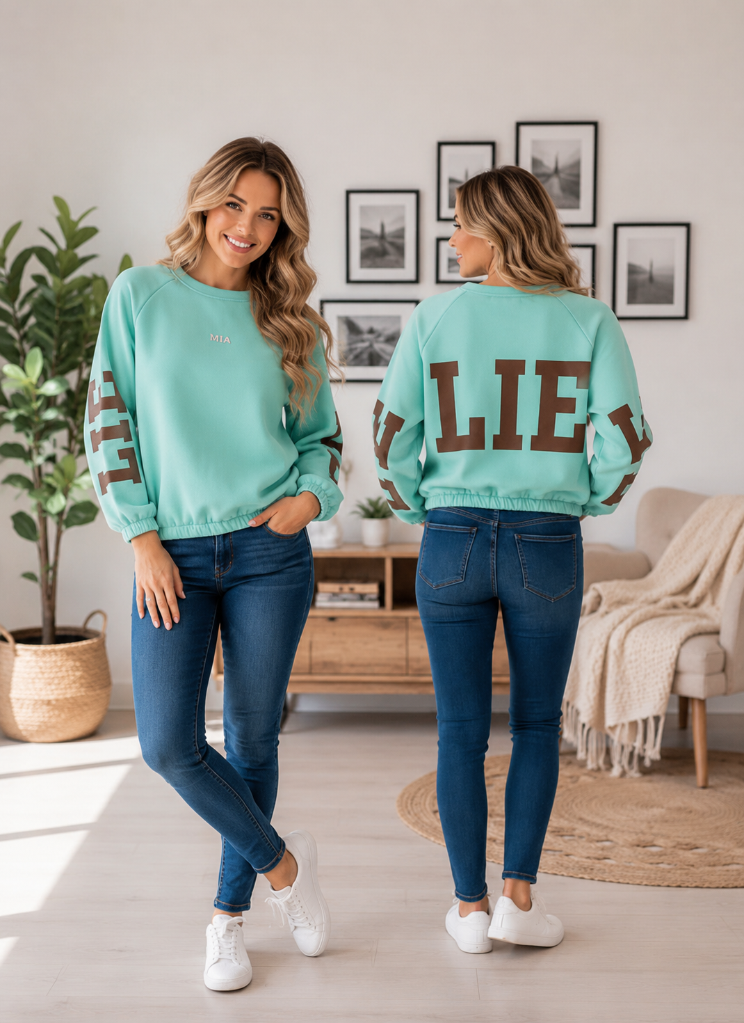 🙏 "BELIEVE" Statement Fleece Crop-Sweatshirt (4 Farben, One Size bis Gr. 42) 🙏