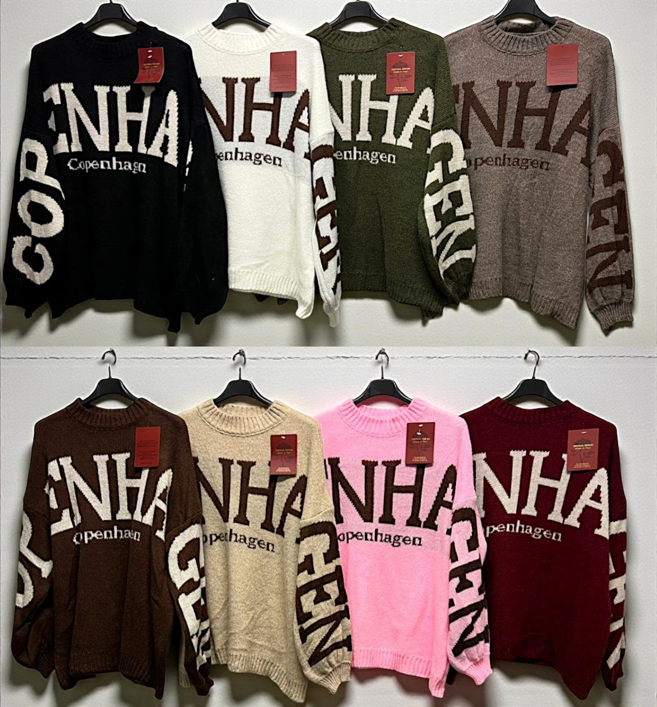 🧶 Damen Oversize Strickpullover "Copenhagen" – Gr. 42–48 – Trendy Streetstyle Look