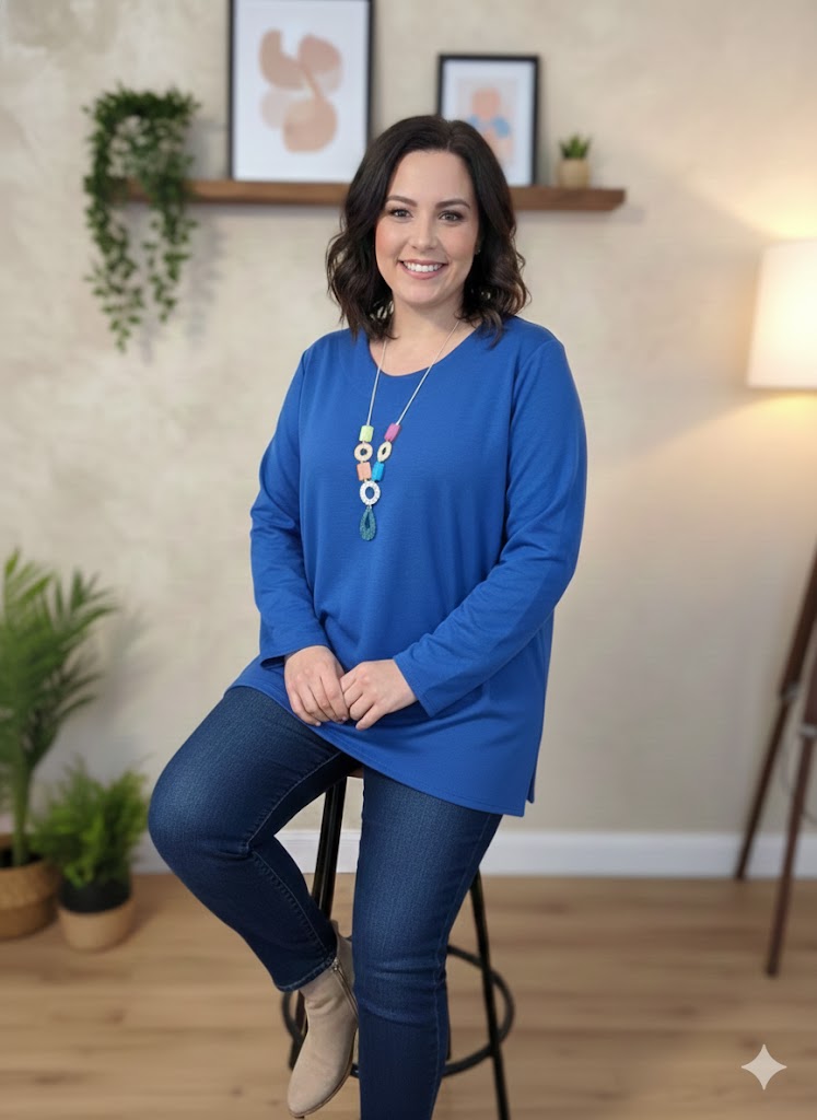 ✨ Langarm-Shirt "Viskose Comfort" – Perfekt für jeden Tag!