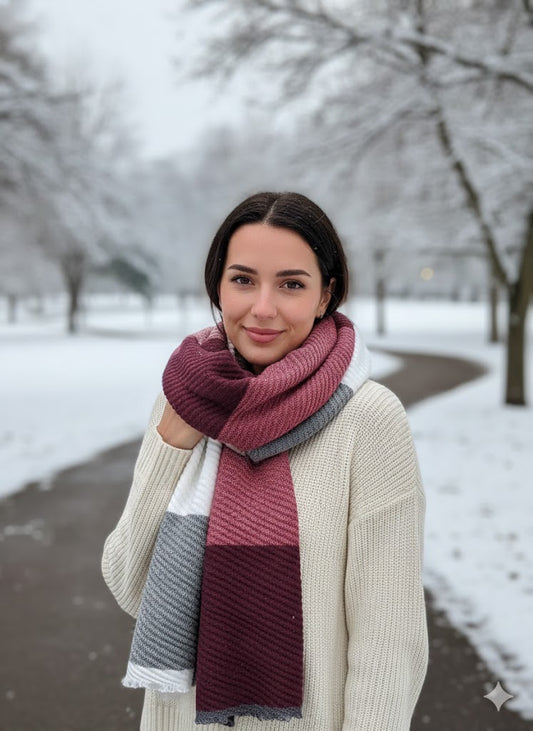 🧣✨ 5 Farben Mega Kuschel-Schal mit XXL-Format – 255x70cm ✨🧣