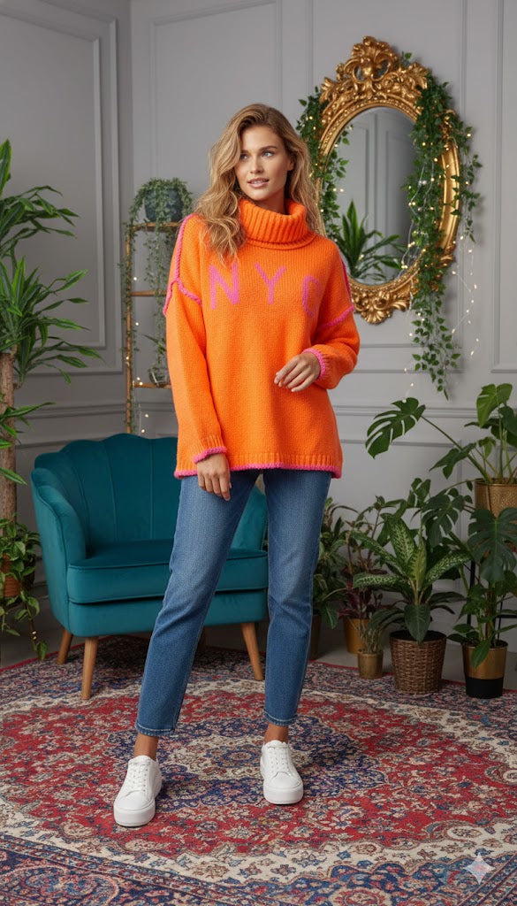 🧡 OVERSIZE-PULLOVER – GRÖSSE 38–46 🧡