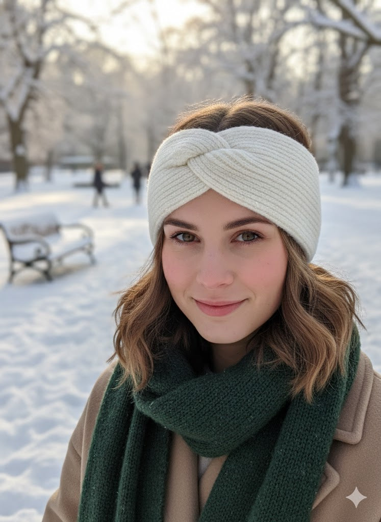 🧣 Stirnband „Winter Cozy“ – 4 Farben ❄️✨ | 100% Viskose | Ultraweich & warm