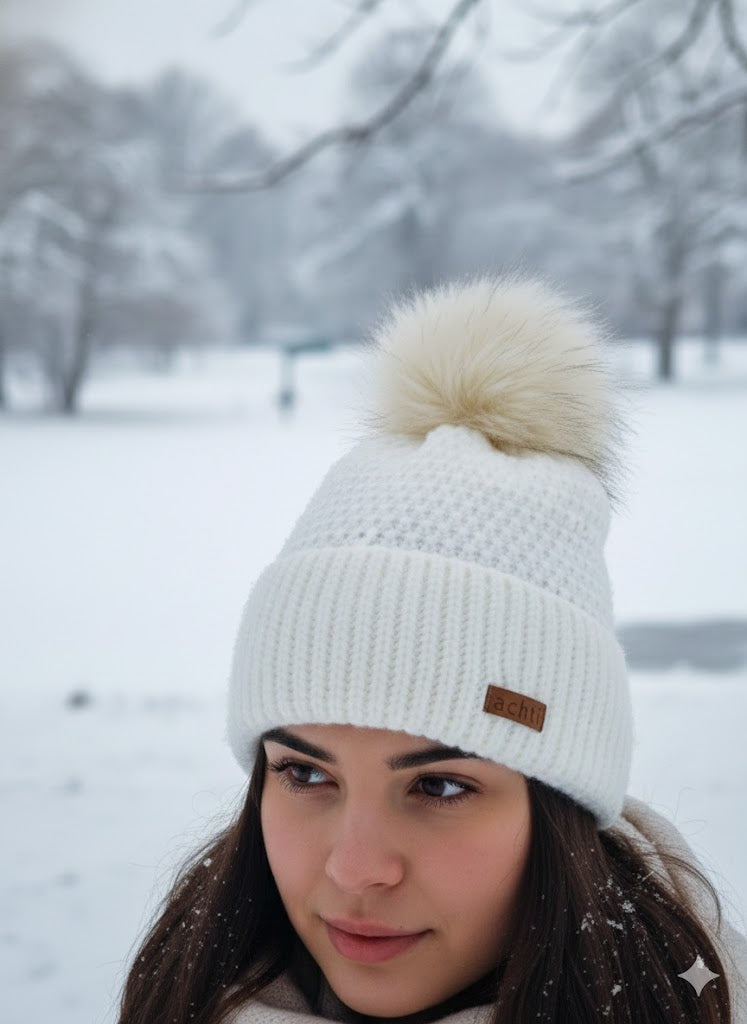 🧶 Wintermütze „Achtl Cozy Plush“ – 3 Farben ❄️✨ | Extra warm mit kuscheligem Innenfutter