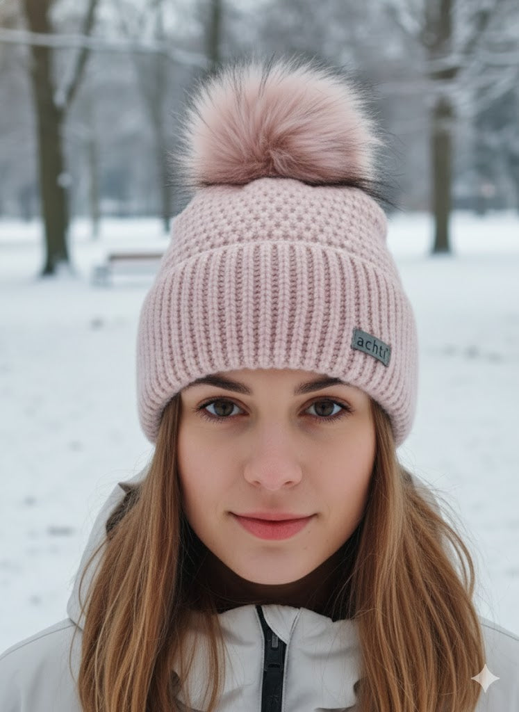 🧶 Wintermütze „Achtl Cozy Plush“ – 3 Farben ❄️✨ | Extra warm mit kuscheligem Innenfutter