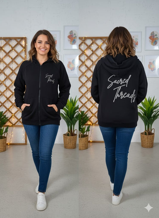 💫 MISS CITY Kapuzen-Jacke – 3 Farben – One Size (bis Gr. 48) 💫