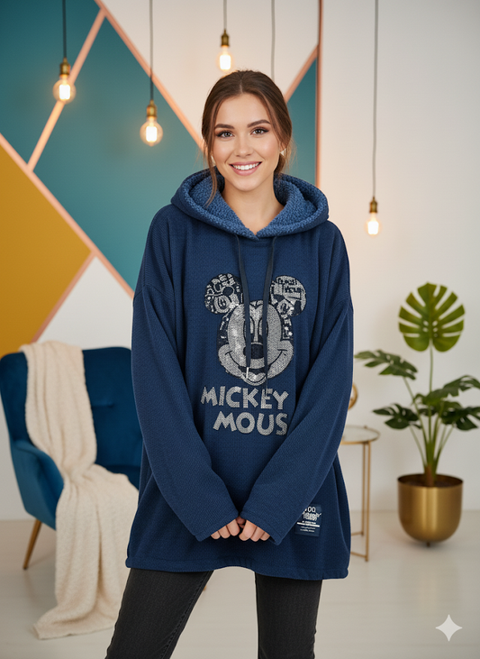 ✨ Feincord-Hoodie mit Teddyfutter – 4 Farben | Gr. 42–48 ✨