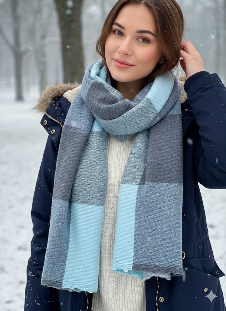 🧣✨ 5 Farben Mega Kuschel-Schal mit XXL-Format – 255x70cm ✨🧣