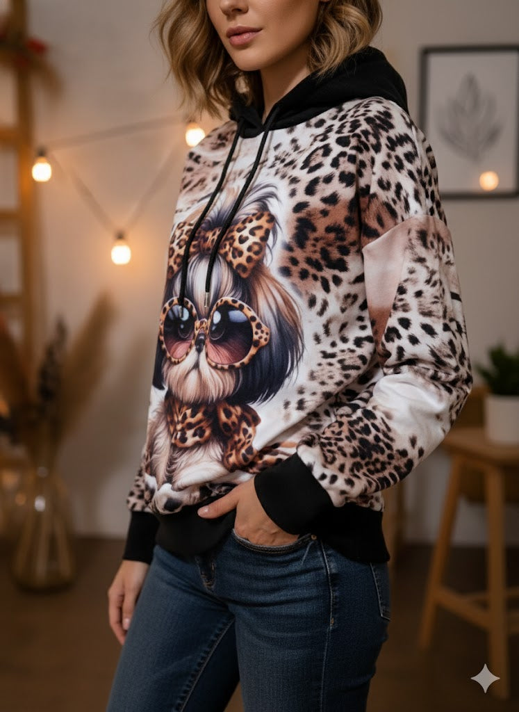 🐾💖 Nicky-Kapuzenpullover 💖🐾 in 2 Motiven (Gr. 36–42)