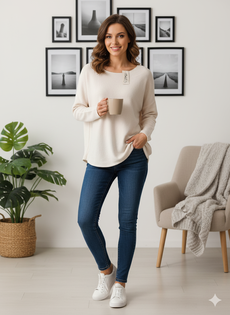 🌟 Weicher Lieblings-Pullover – Gr. 36–42 | 23 Farben 🌈