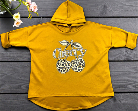 ✨ Vorbestellung Hoodie „Cherry“ 🍒 – Butterstoff – Gr. 42 – 46 – in 11 Farben ✨