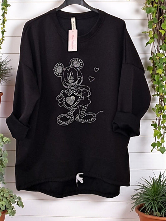 🐭✨ Sweatshirt „Maus Heart“ – Gr. 42–48 – in 7 Farben verfügbar! ✨🐭