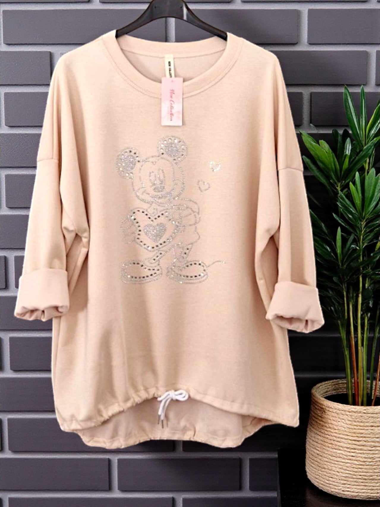 🐭✨ Sweatshirt „Maus Heart“ – Gr. 42–48 – in 7 Farben verfügbar! ✨🐭
