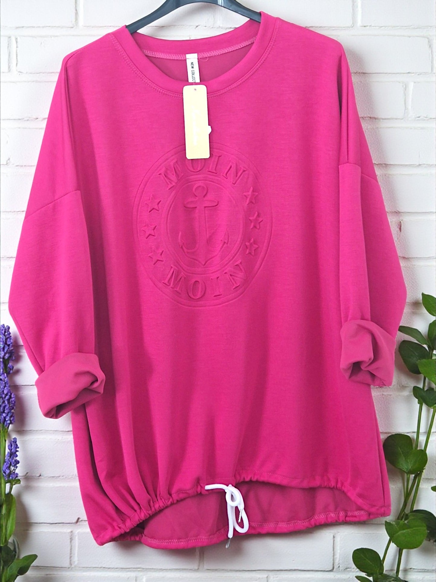 🧵✨ Sweatshirt „MOIN MOIN“ – Gr. 46–50 – in 6 Farben ✨⚓