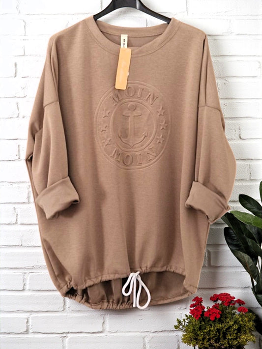 🧵✨ Sweatshirt „MOIN MOIN“ – Gr. 46–50 – in 6 Farben ✨⚓