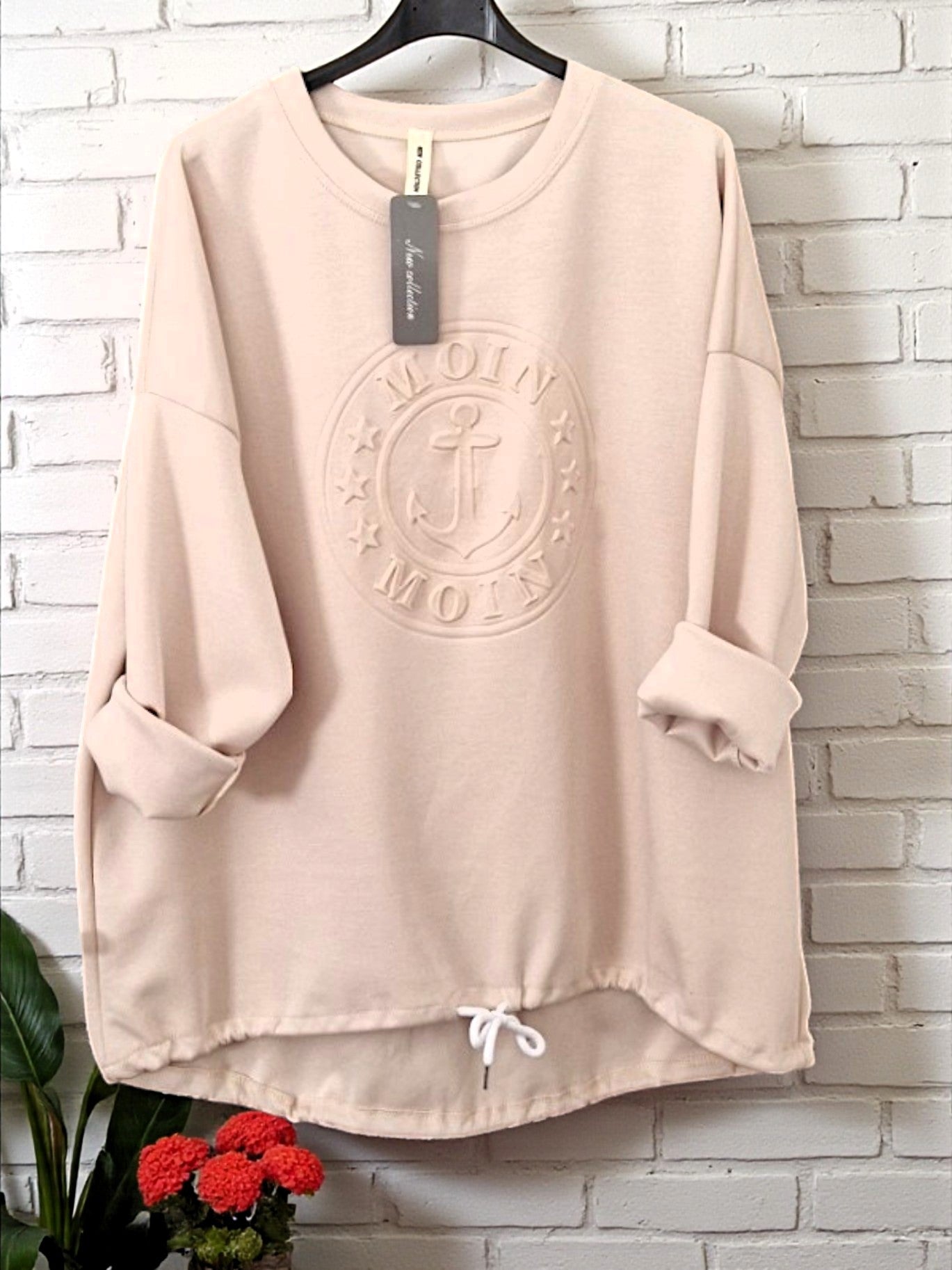 🧵✨ Sweatshirt „MOIN MOIN“ – Gr. 46–50 – in 6 Farben ✨⚓