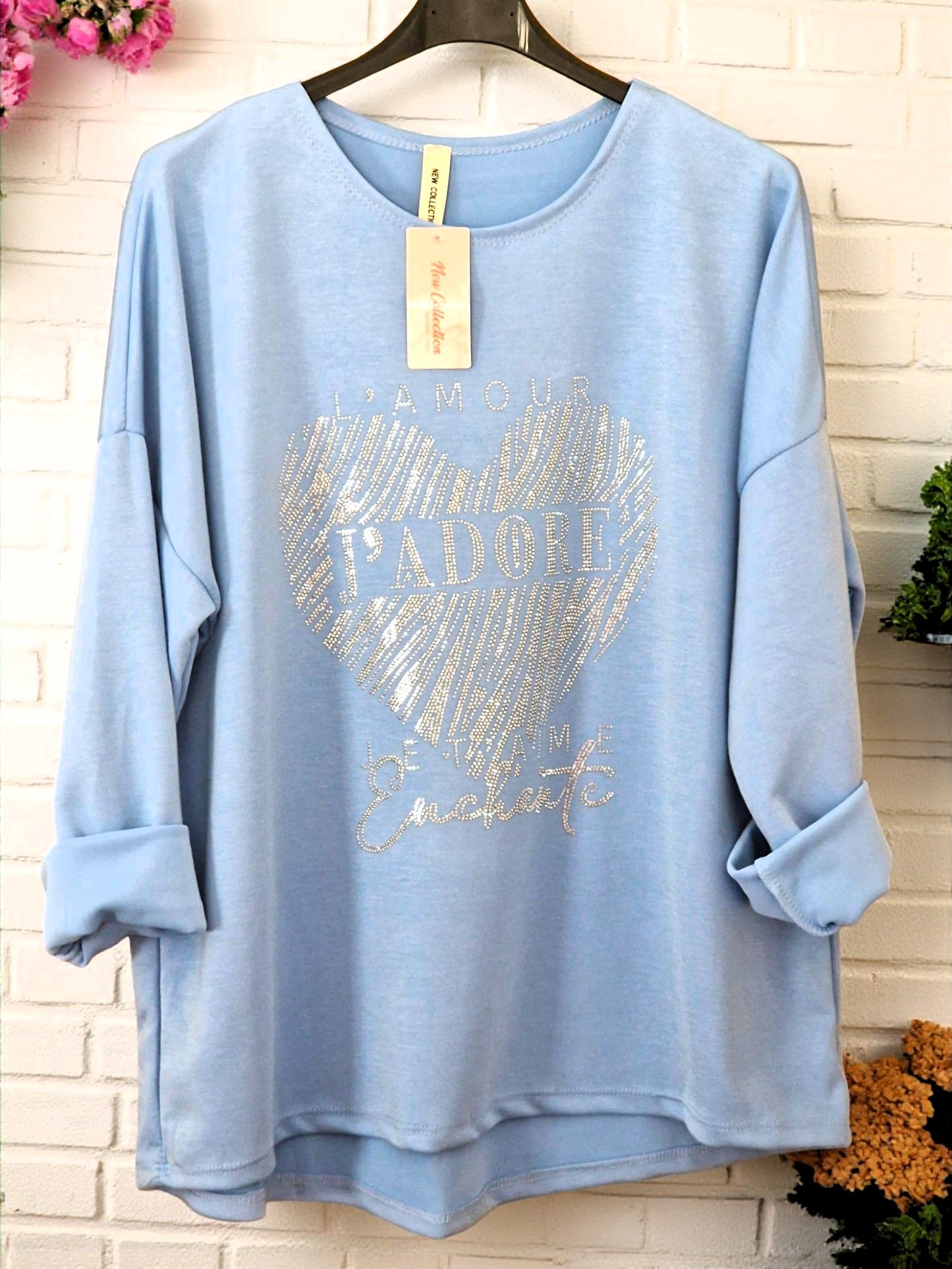 🎀 Sweatshirt "J'Adore" | Gr. 38-44 | 5 Farben 🎀