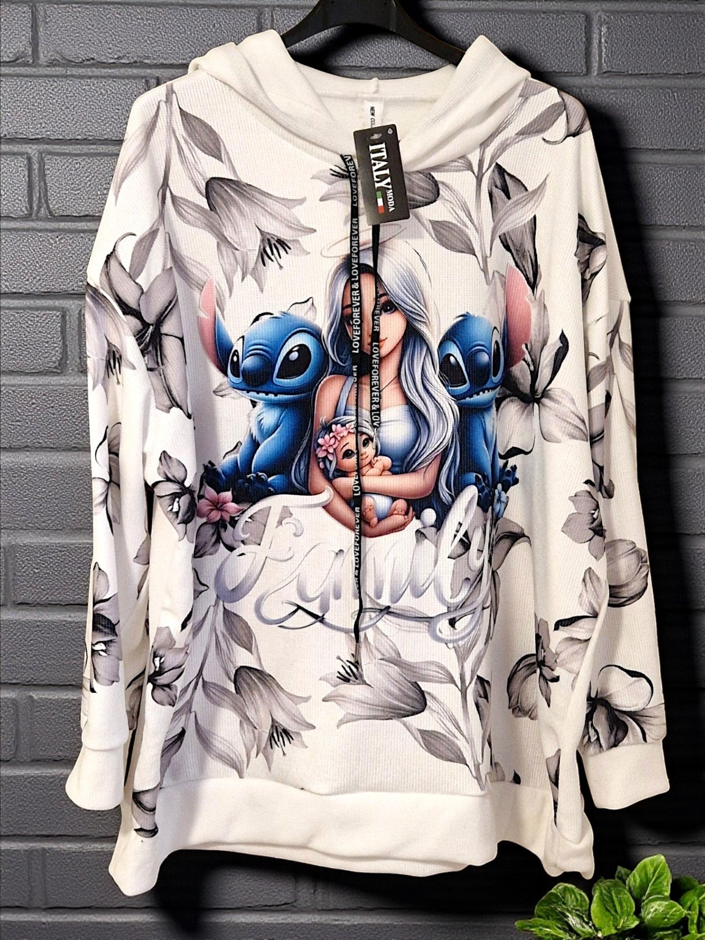 🌸✨ Feincord-Hoodie "Family" | 3 Farben | Gr. 42 – 48 tragbar ✨🌸