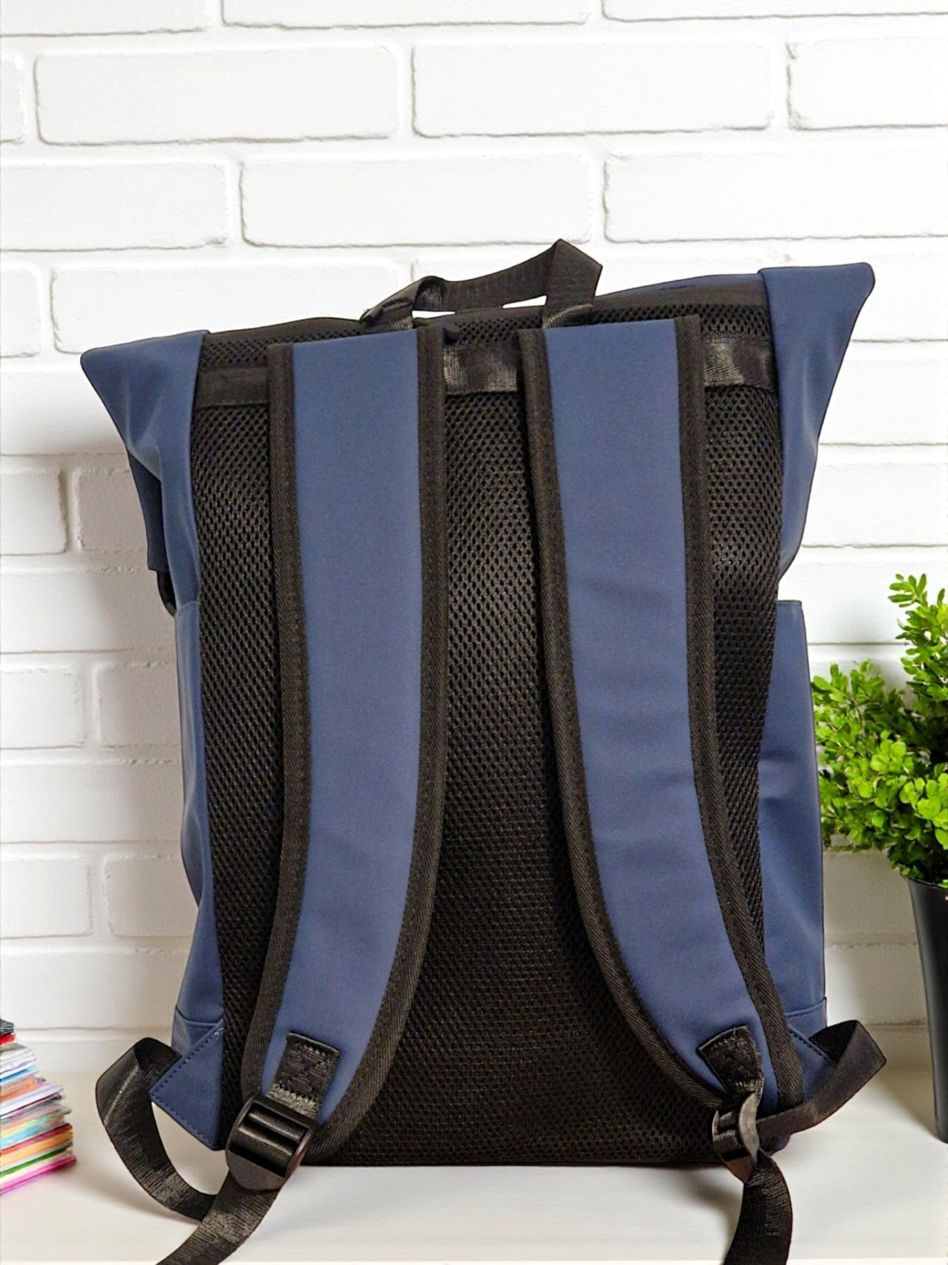 🎒 Wasserabweisender Rolltop-Rucksack – 3 Farben – 46 x 39 x 16 cm 🎒