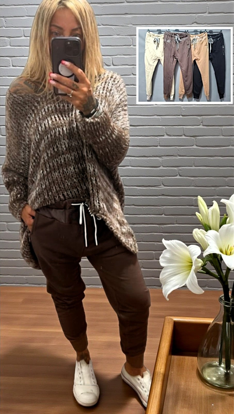 Stylish Loose Fit Damen-Freizeithose