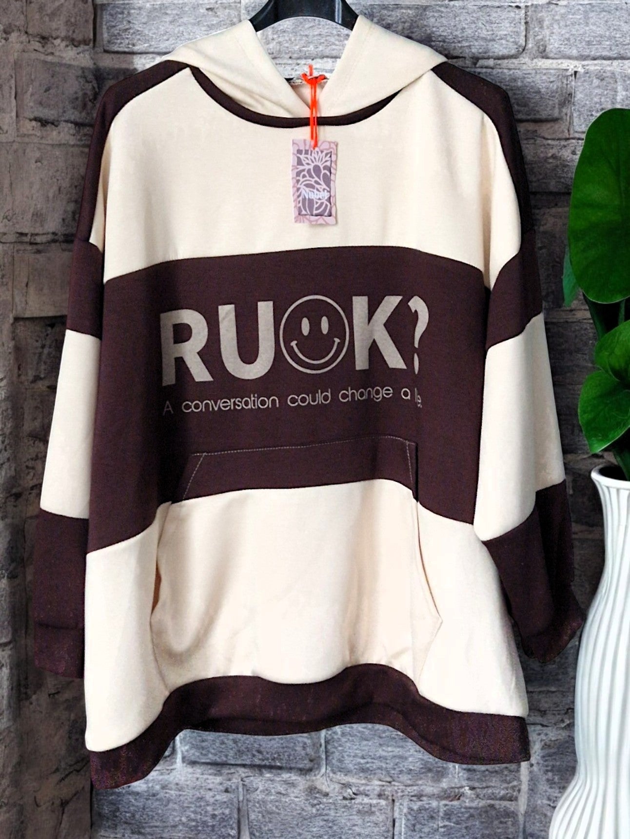 👕 Hoodie "RUOK?" – bis Gr. 48 – in 3 Farben ⚫⚪🖤🤍🤎