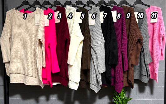 🧶✨ Oversize-Pullover | Gr. 38–48 | in 11 Farben 😍